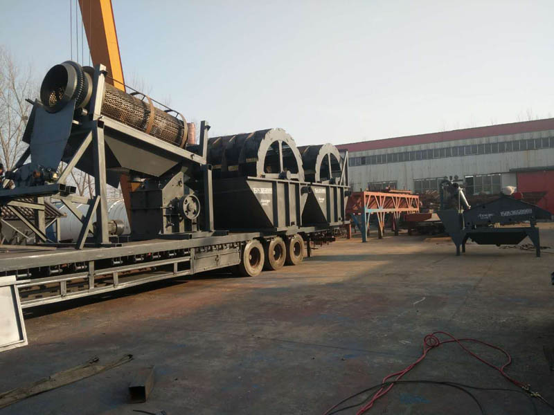 花岗岩制砂洗石机