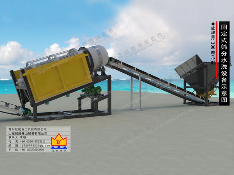 滚筒洗石机 滚筒洗石机