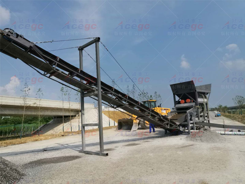 150吨/小时振动洗石机