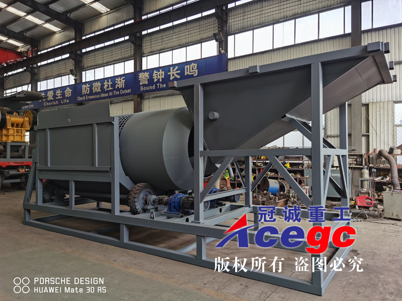 圆筒转筒洗石机