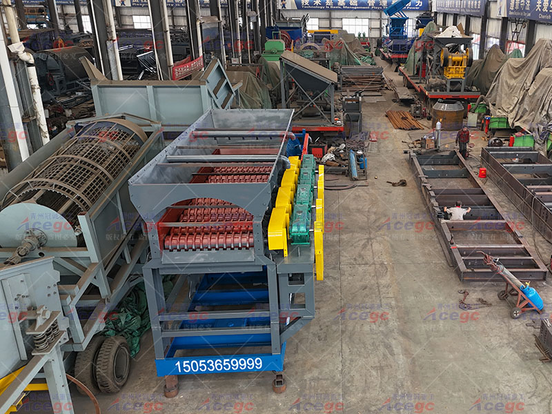 带滚筒筛泥石分离机