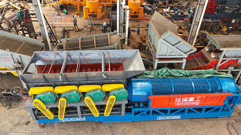 带滚筒筛泥石分离机